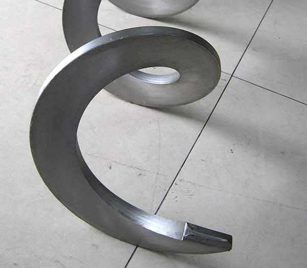 45號冷拔扁鋼用于螺旋葉片的案例